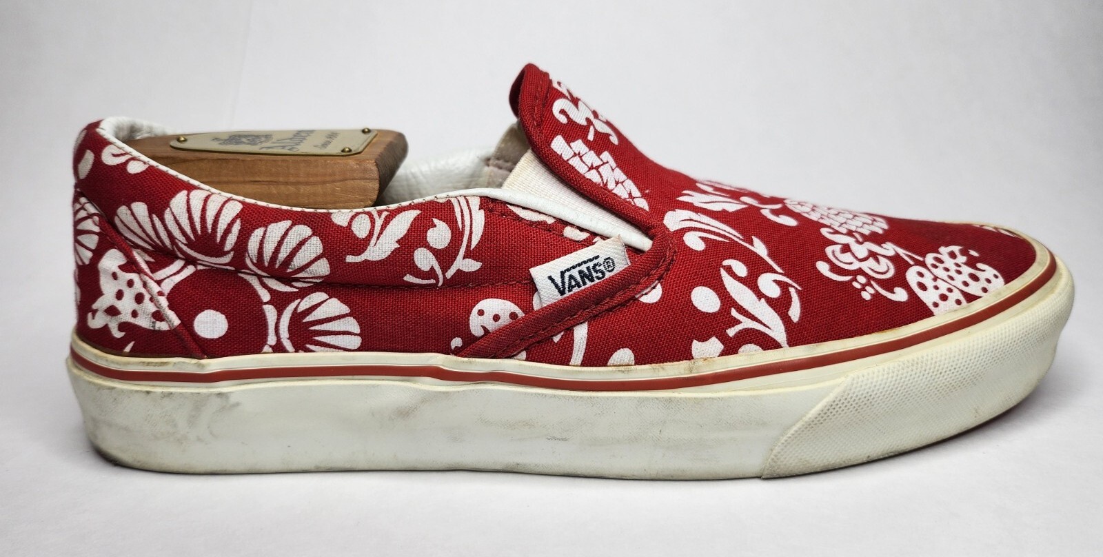 Vans Duke Kahanamoku Surfer Slip-on Red Shoes Siz… - image 2