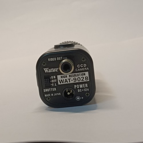 Watec WAT-902B EIA 1/2-Inch Monochrome CCD Camera W/ Avenir CCTV Lens 6mm F1.2 - Picture 3 of 15