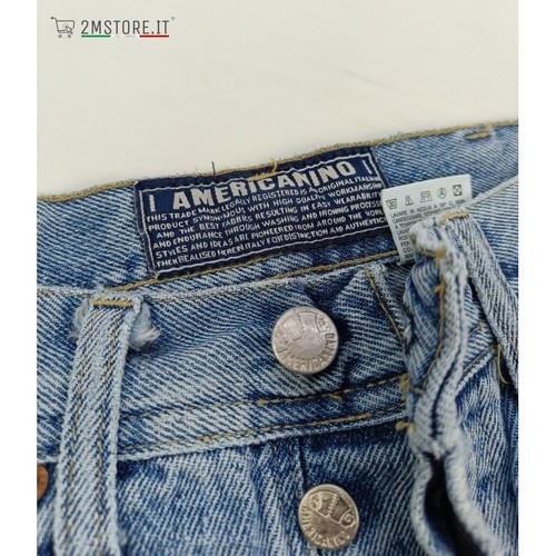 Jeans Americanino Cult Denim Blau Straight Fit Made In Italien Original Vintage - Bild 4 von 7