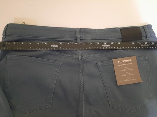 DL1961 Jeans Russell Slim Straight Pants 42 34 5 Pocket Chino Steel Blue New DL - Picture 5 of 9
