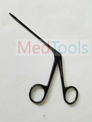 Micro Alligator EAR Forceps 3.5'' Sinus ENT German Stainless Steel CE (Black)