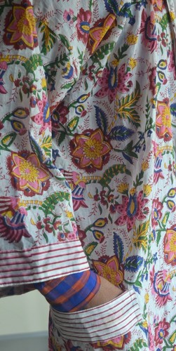 Beautiful Cotton Kimono Dress, Bath Robe Kimono hand Block Printed Cotton Kimono - Picture 8 of 8