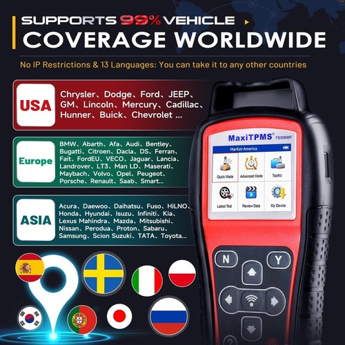 Autel MaxiTPMS TS508WF WiFi TPMS Programming Tool Updated of TS408 TS508 TS601 - Picture 11 of 16