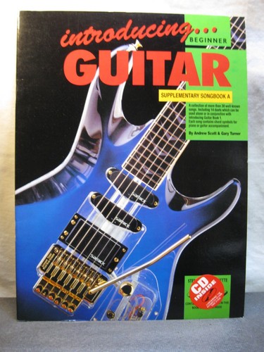 Introducing Guitar Supplementary Songbook A-Beginner- WITH CD - Picture 1 of 12