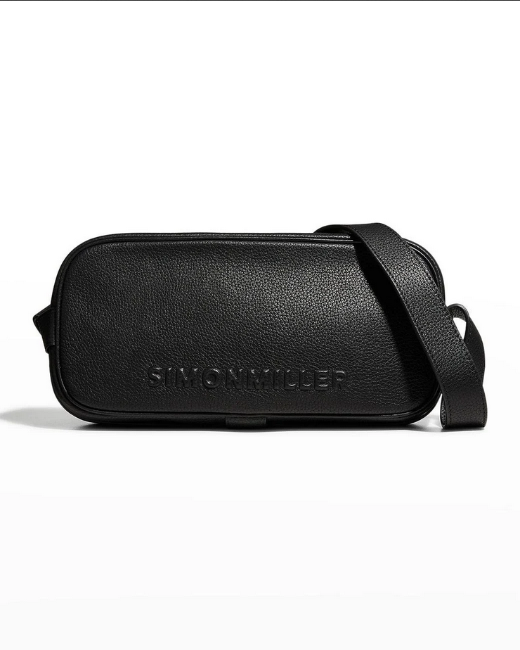 simon mirrer バッグ Simon Miller Sling Zip Leather Crossbody Bag Color Black New