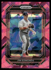 2023 Panini Prizm - Pink Ice Prizm #235 Jim Edmonds