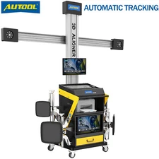 Liftable Auto 3D Wheel Alignment Machine Dual-Screen Printer For Two-Post Lifts