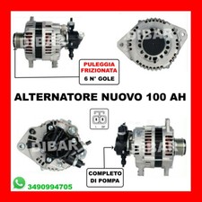 ALTERNATORE NUOVO CON POMPA OPEL ASTRA H GTC 1,7 CDTI 2005 KW74 CV101 97355198