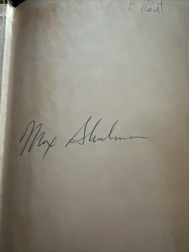 Max Shulman SLEEP TILL NOON 1950 1st Ed 1st Printing HCDJ Signed By The Author - Picture 3 of 12