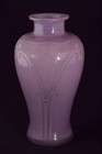 antique Carder Steuben art glass vase, acid etched Medieval 3273 Griffin Dragon