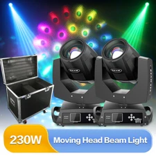 230W 7R Beam Zoom Sharpy 24Prism Stage Lighting Moving Head Light DJ Party Case