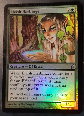 Elfenansager PREMIUM / FOIL VO - English Lorwyn Elvish Harbinger Magic mtg