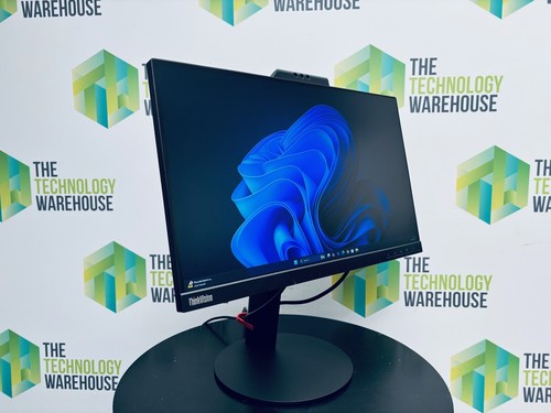 Lenovo ThinkVision T22v-10 Monitor - 22" FHD Screen HDMI Webcam Speakers + Stand - Picture 7 of 24