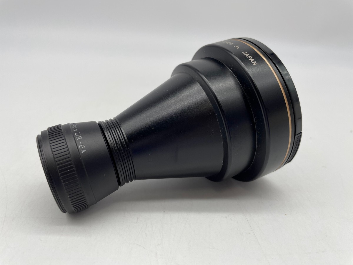 Nikon Teleconverter TC-E3ED 3x Japan w/ Nikon UR-E4 Converter