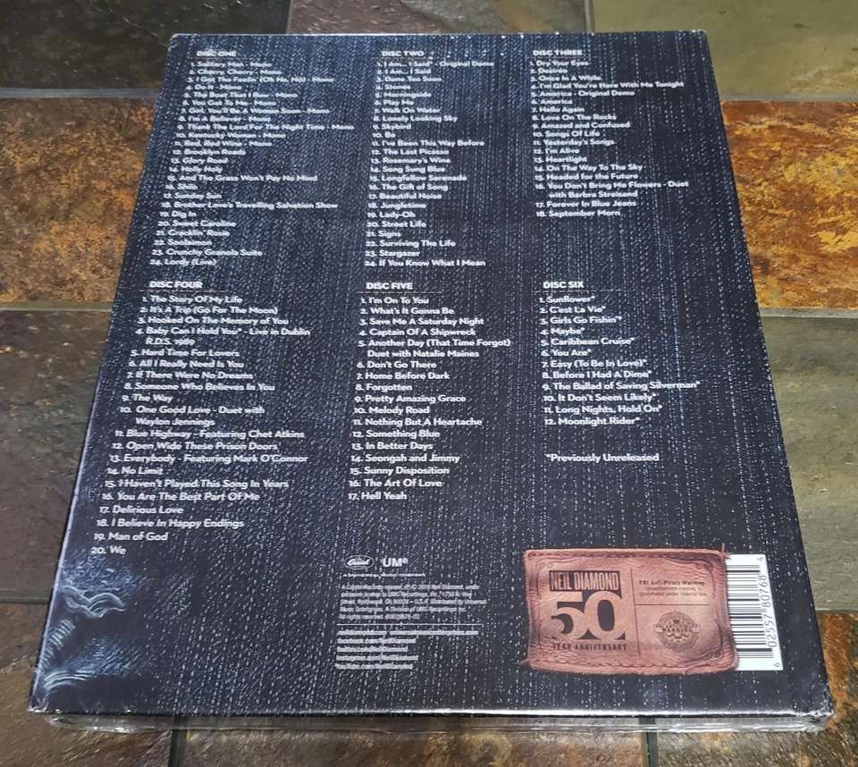 NEIL DIAMOND - 50th Anniversary Collector's Edition - 6 CDs and 92 Page Book Set - Image 2 of 2