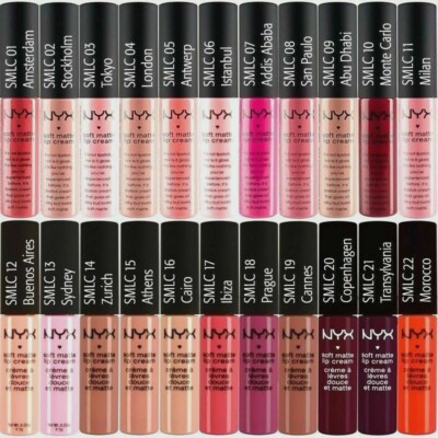 NYX Soft Matte Lip Cream Lipstick - SMLC Pick Your Shade 01 - 64