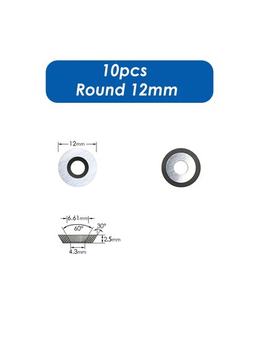 10pcs Carbide Insert Cutters Turning Tools Diamond Replacement Milling Knives - Picture 25 of 25