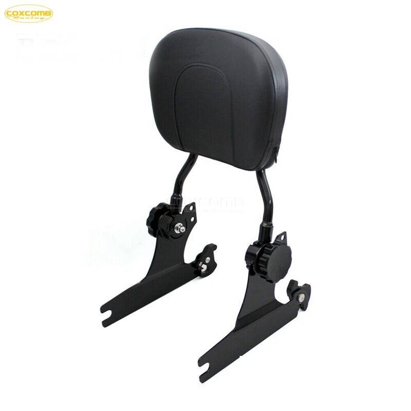 Detachable Sissy Bar Backrest For Harley Softail Models - Easy Install Passenger Comfort