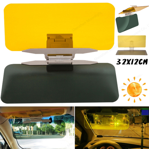 Día Noche Universal HD Coche Parasol Extensión Coche Antideslumbramiento Conducción Tac Visera - Imagen 12 de 13