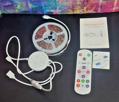 USB Backlight for TV ~ LED Strip Lights ~ Flexible ~ Remote Control