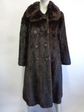MINT CANADIAN DARK RANCH MINK FUR COAT JACKET WOMEN WOMAN SZ 4 SMALL