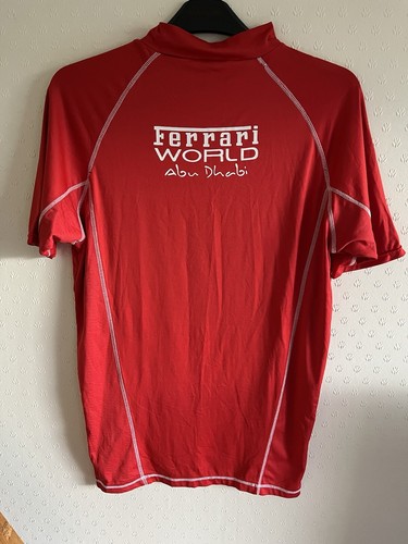 Camiseta roja Ferrari World Abu Dhabi talla XL EN MUY BUENA CONDICIÓN ********Envío gratuito********** - Imagen 6 de 7