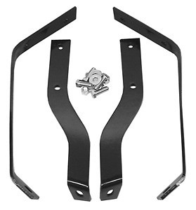 1955 2nd - 1959 Chevy 3100 GMC Pickup Truck Stepside Rear Bumper Bracket Set - Picture 2 of 6