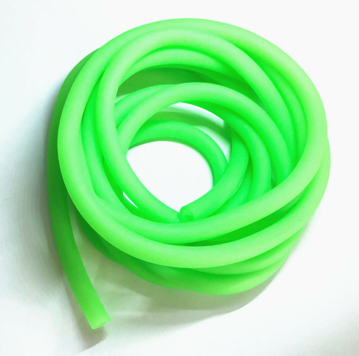colored tubing for fishing lures 6 Feet Glow Fluorescent Colors Latex tubing Lure Fishing Hook Tube jig