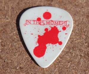 In-This-Moment-Authentic-Tour-Pick-Carnival-of-Madness-Monster-white-red-blood