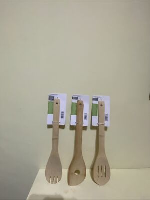 Ernesto Bamboo Spoon, Slotted Spoon and Serving Fork UK