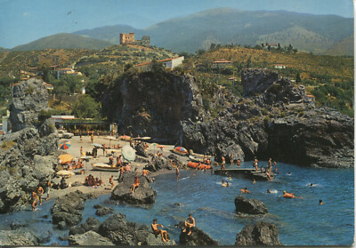Old Postcard - Praia A Mare - Scogliera di Fiuzzi