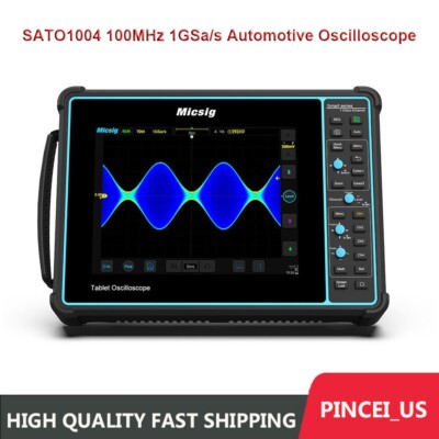 Micsig SATO1004 100MHz 1GSa/s Automotive Oscilloscope 4CH Tablet Oscilloscope