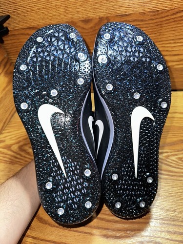 PICOS NIKE ZOOM HJ ELITE PISTA DE SALTO ALTO TALLA 9 806561-002 *SIN PICOS* - Imagen 8 de 10