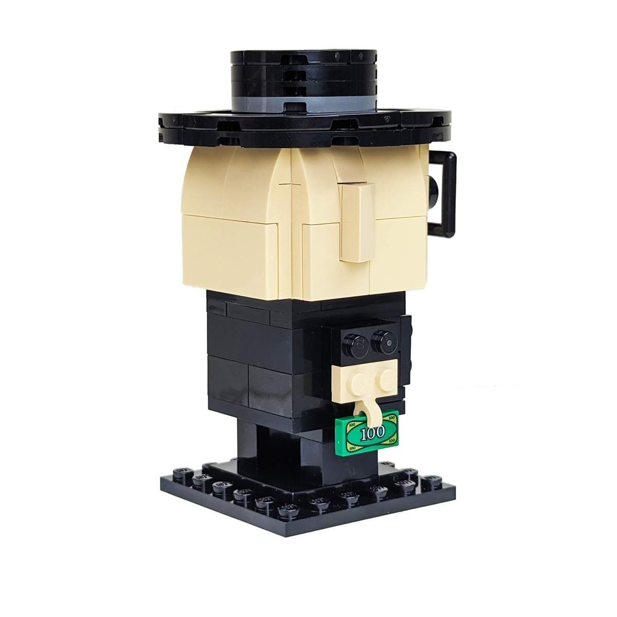 Brickz on B ロンT 白　yokosquad flexwitme NEW - Heisenberg - Walter White Brickheadz - Breaking Bad