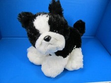 Aurora Boston Terrier French Bulldog Puppy Dog Stuffed Plush 10"