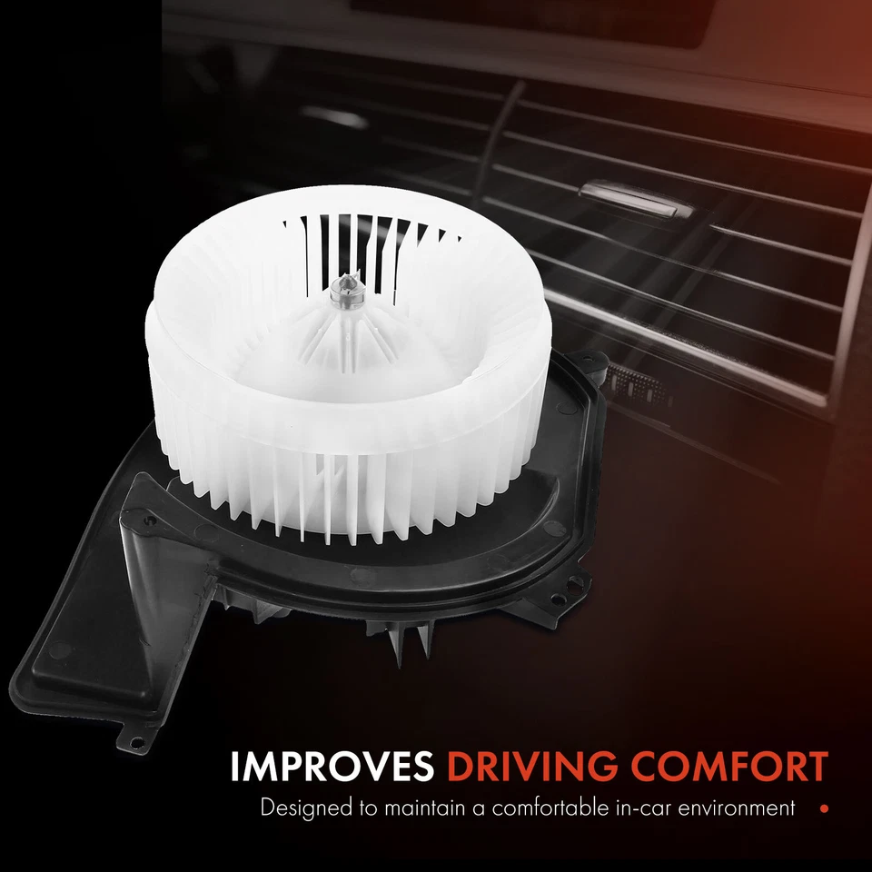 Kit de motor e resistor de ventilador HVAC dianteiro com gaiola de ventilador para Cadillac Sevilha 1998-1999 - Imagem 2 de 4