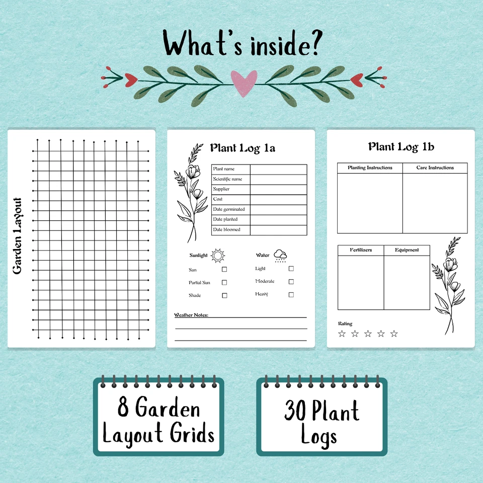 Garden Log Book & Journal | Exceptional Quality | Includes Luxury Gift Wrap - Image 4 of 4