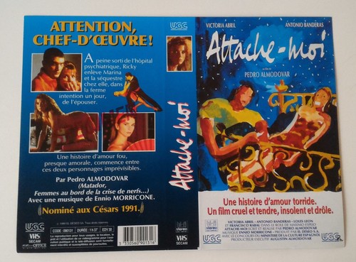 JAQUETTE VHS - UGC - ATTACHE MOI (1989) ** SPECIMEN / RECTO-VERSO | eBay