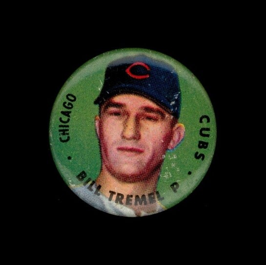1956 Topps Pins Set-Break Bill Tremel *GMCARDS*
