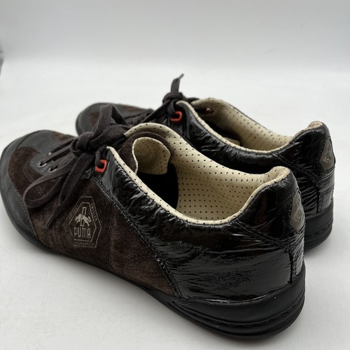 Puma Rudolf Dassler Schuhfabrik Mens Size 7 Leather Suede Sneakers Shoes - Picture 4 of 6