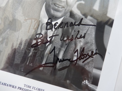 Tom Flores Autographed 8" X 10" Photograph with PSA/DNA COA - Picture 2 of 4