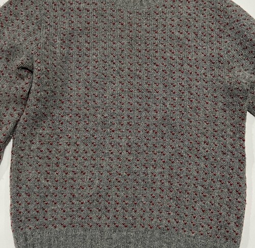 Suéter Tejido Pescador Mezcla Lana Fila Boat House Vintage Para Hombre Grande Hecho en EE. UU. - Imagen 3 de 5