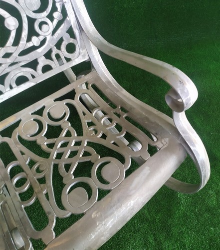 ALU SCHAUKELSTUHL ROH MOD. COLONIAL - OUTDOOR, GARTEN - Bild 3 von 8