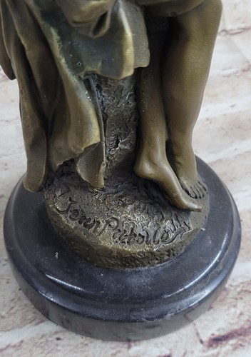 Handmade Bronze Girl Female Sexy sculpture Statue Lost wax Method Art - Picture 10 of 10