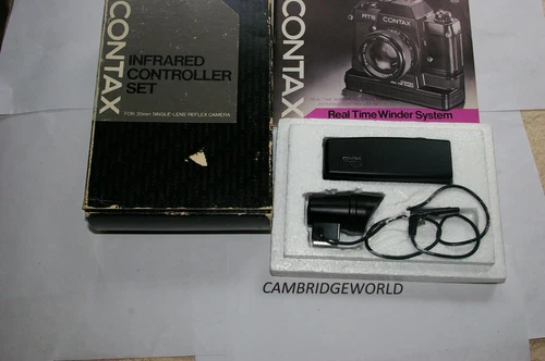 Contax Infrared Remote Controller SET NEW in ORIGINAL FACTORY BOX & INSTRUCTION