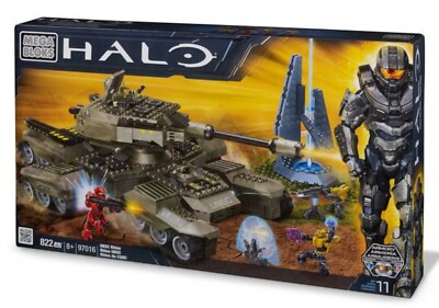 NEW IN SEALED BOX! RARE Mega Bloks Halo Set 97016 UNSC Rhino! FREE SHIPPING!