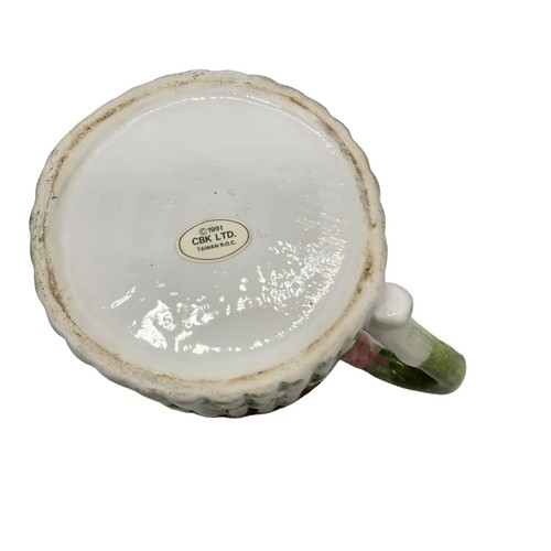 Vintage Asparagus Teapot Lid Farmhouse Decor Collectible 1991 By CBK LTD 6" - Picture 6 of 7