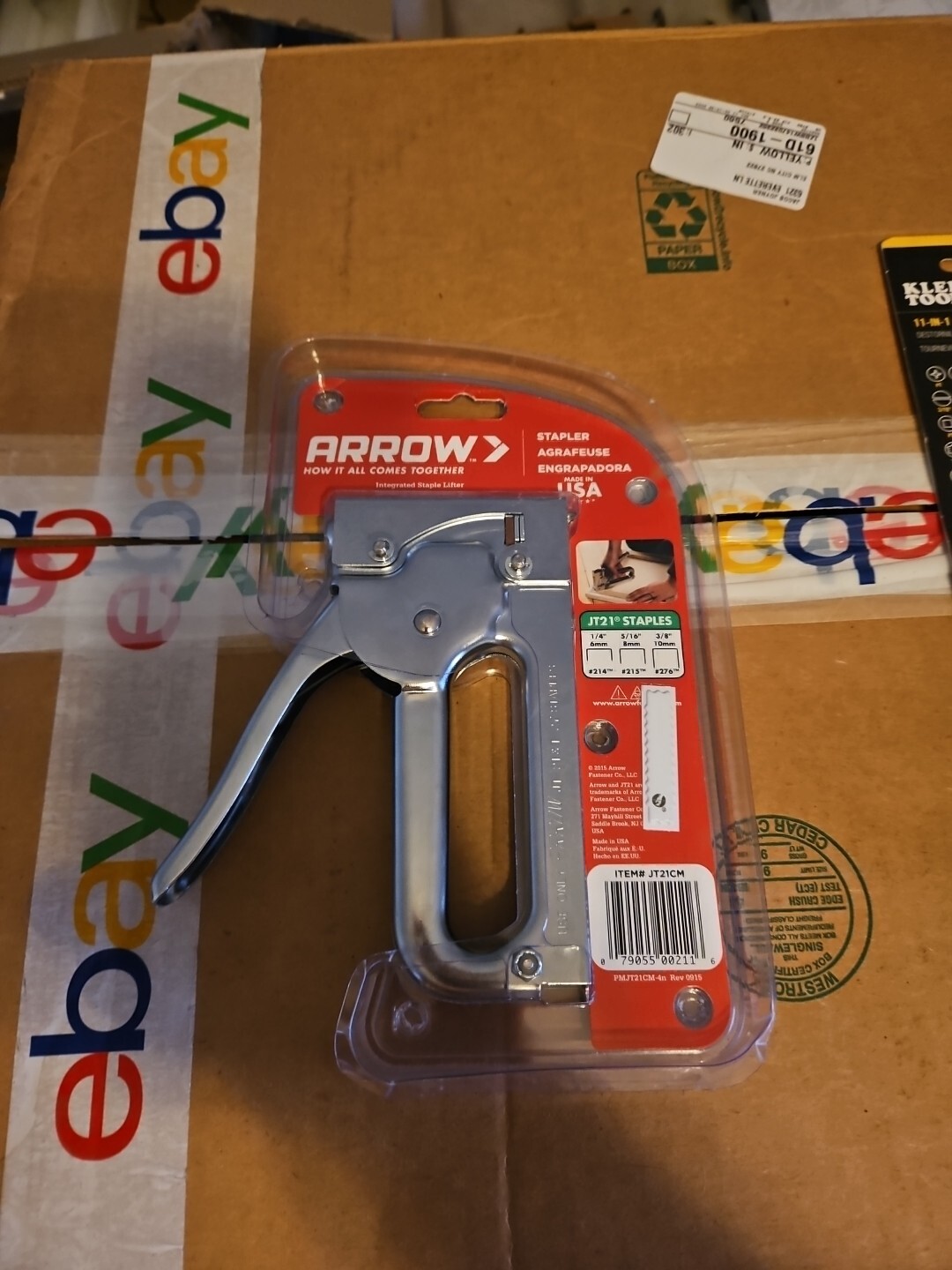 Arrow, Staple Gun Tacker, JT21CM New Sealed eBay