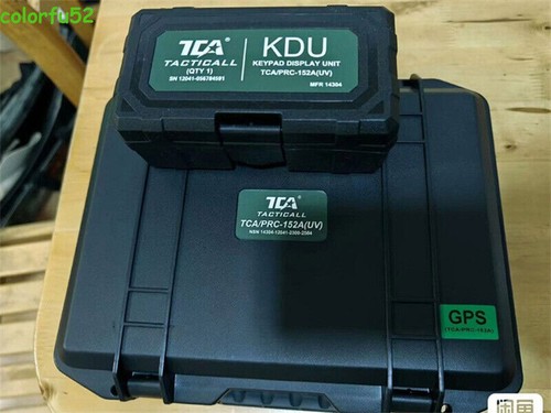 TCA/PRC-152A GPS Ver. Multiband Handheld FM Radio 15W Metal Walkie Talkie W/KDU - Zdjęcie 17 z 18
