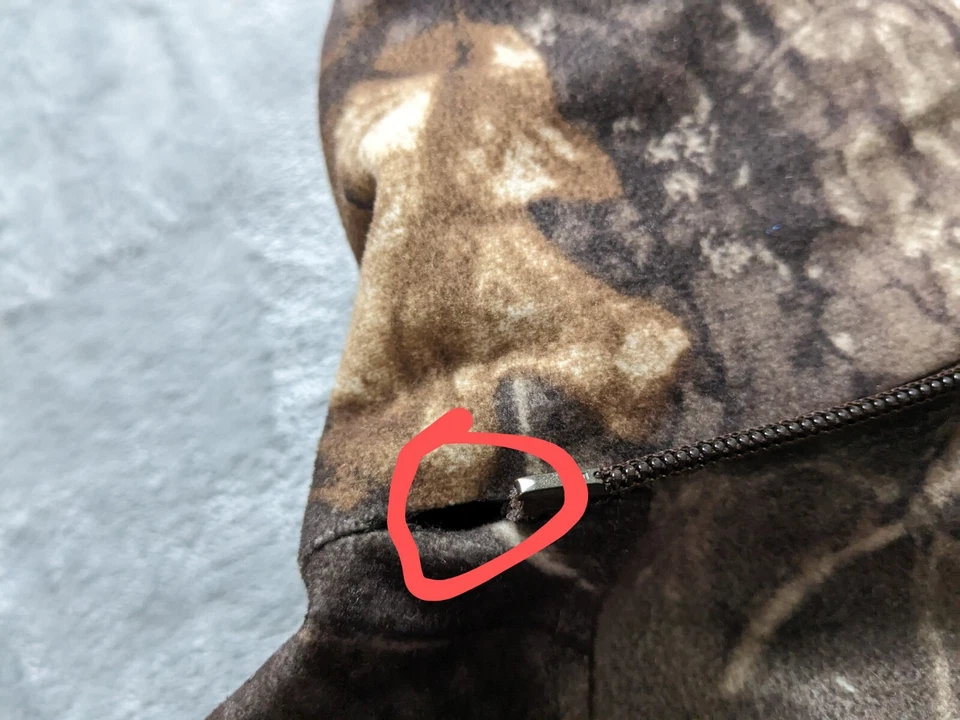 Walls Camo Jacket Men 2XL Realtree Hardwood Water Pruf Fleece Lined Hunting READ - Image 3 of 4